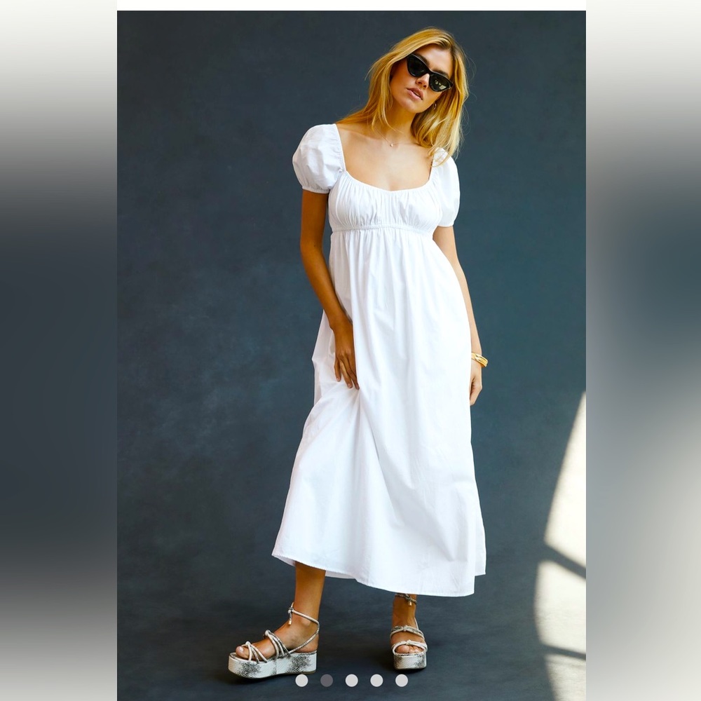 Faithful Squareneck Midi Dress